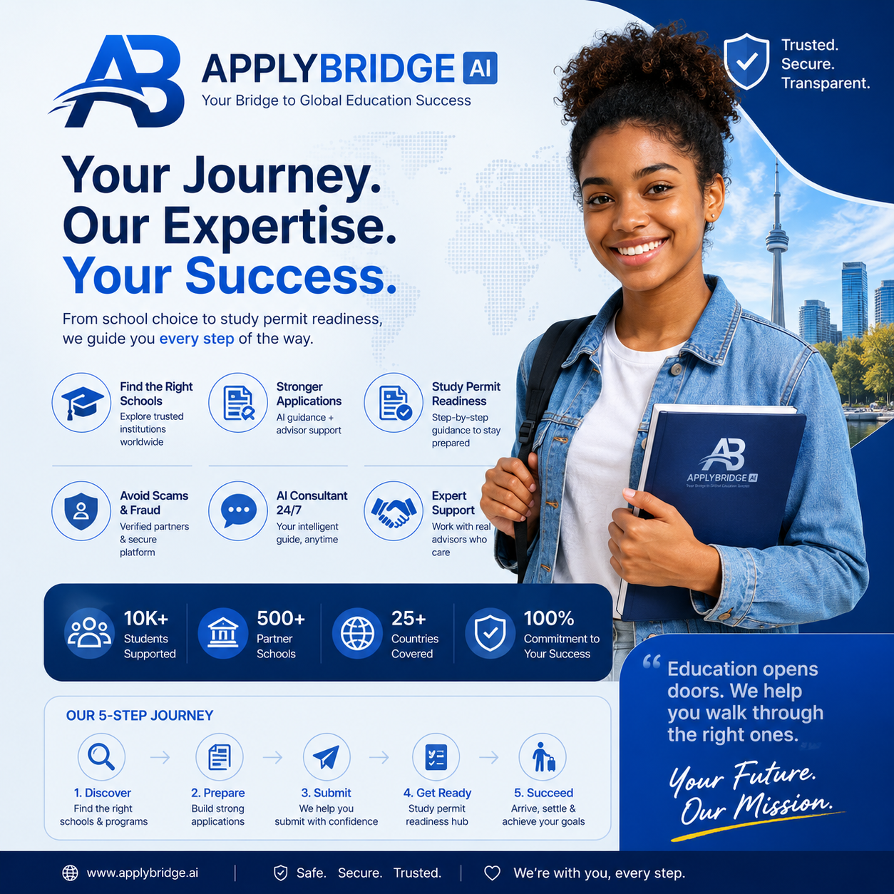 ApplyBridge AI — Your Journey. Our Expertise. Your Success.